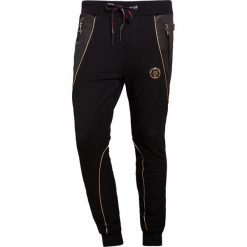 Spodnie męskie: Plein Sport JOGGING TROUSERS GOLD VIBE Spodnie treningowe black/gold