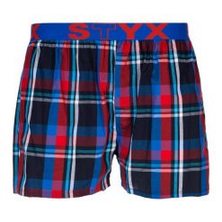 Styx Bokserki Męskie M, Niebieski. Niebieskie bokserki męskie marki Styx, z bawełny. Za 57,00 zł.