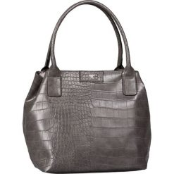 Tom Tailor torebka damska Miri Croc Shopper szara. Szare torby damskie na zakupy Tom Tailor, bez wzorów, ze skóry, bez dodatków. Za 209,00 zł.