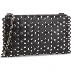 Torebka RED VALENTINO - QQ2P0A22 Nero 0NO. Czarne torebki klasyczne damskie Red Valentino, bez wzorów, ze skóry, wizytowe, bez dodatków. W wyprzedaży za 729,00 zł.