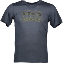 T-shirty męskie z nadrukiem: Koszulka w kolorze szaro-niebieskim