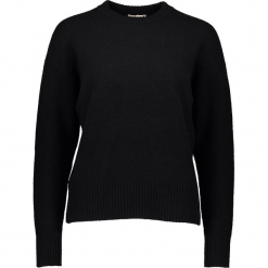 Sweter w kolorze czarnym. Czarne swetry klasyczne damskie Gottardi, s, z wełny, z okrągłym kołnierzem. W wyprzedaży za 195,95 zł.
