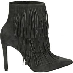 Botki - 9828 CAM FLAN. Czarne botki damskie skórzane Venezia. Za 249,00 zł.