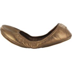 Skórzane baleriny "Pure Ballet" w kolorze brązowym. Brązowe baleriny damskie lakierowane Wygodne obuwie. W wyprzedaży za 173,95 zł.