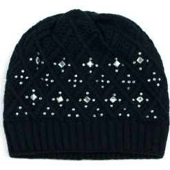 Czapki damskie: Art of Polo Czapka damska Shiny winter czarna