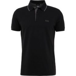 BOSS ATHLEISURE PEOS Koszulka polo black. Czarne koszulki męskie marki BOSS Athleisure, m, bez wzorów, z bawełny, polo, bez rękawów. Za 379,00 zł.