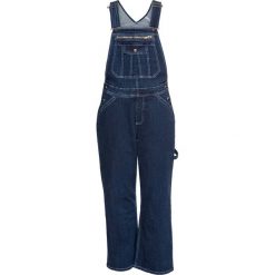 Dżinsy ogrodniczki bonprix niebieski "stone”. Niebieskie jeansy damskie bonprix, z jeansu. Za 129,99 zł.
