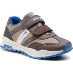 Sneakersy GEOX - J Coridan B. A J845DA 0BU50 C6655 S Chestnut/Beige. Pomarańczowe trampki chłopięce Geox, bez wzorów, ze skóry ekologicznej, na rzepy. W wyprzedaży za 149,00 zł.