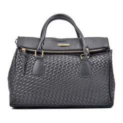 Torebki klasyczne damskie: Skórzana torebka w kolorze czarnym – (S)29 x (W)38 x (G)14 cm