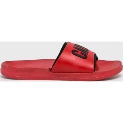 Calvin Klein Underwear - Klapki. Czerwone kapcie męskie Calvin Klein Underwear, z materiału. W wyprzedaży za 139,90 zł.