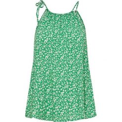 ONLY Damska bluzka Nova Tess a Aop Single t 5 Wvn Fern Green (rozmiar 36). Zielone bluzki damskie ONLY, bez wzorów, bez kołnierzyka, bez rękawów. W wyprzedaży za 53,00 zł.