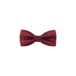 Bordowa mucha w kratkę C21. Czerwone muszki męskie Modini Moda Męska, na co dzień, w kratkę, z poliesteru, eleganckie. Za 29,70 zł.