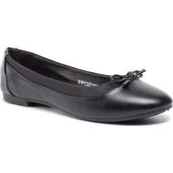 Baleriny JENNY FAIRY W123SS16078-2. Czarne baleriny damskie Jenny Fairy, bez wzorów, ze skóry ekologicznej, bez obcasa. Za 39,99 zł.