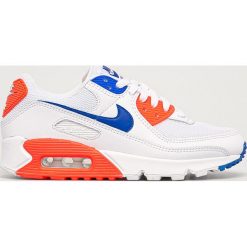 Nike Sportswear - Buty Nike Air Max 90. Białe buty sportowe damskie Nike Sportswear, bez wzorów, ze skóry, sportowe, nike air max. Za 599,90 zł.
