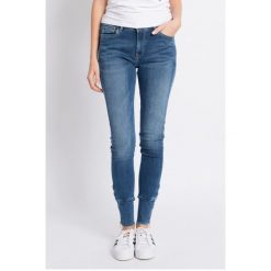 Pepe Jeans - Jeansy. Niebieskie jeansy damskie Pepe Jeans, z bawełny. W wyprzedaży za 219,90 zł.