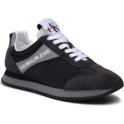 Sneakersy CALVIN KLEIN JEANS - Jill R8527 Multi Black. Czarne półbuty damskie Calvin Klein Jeans, z jeansu. W wyprzedaży za 329,00 zł.