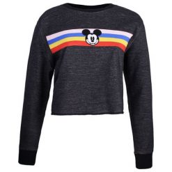 Disney Bluza Damska S Ciemnoszary. Czarne bluzy damskie Disney, s, z nadrukiem, bez rękawów, bez kaptura. Za 159,00 zł.