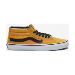Vans Sk8-Mid Tenisówki Brązowy. Pomarańczowe trampki męskie Vans, bez wzorów, ze skóry, bez zapięcia. Za 216,95 zł.