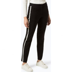 Samoon - Spodnie damskie, czarny. Czarne spodnie sportowe damskie marki SAMOON. Za 399,95 zł.