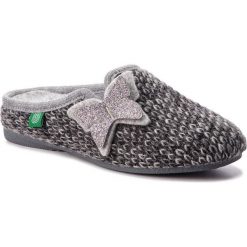 Kapcie DR. BRINKMANN - 320547 Grau 9. Szare klapki damskie Dr. Brinkmann, bez wzorów, z tworzywa sztucznego, bez obcasa. Za 159,00 zł.