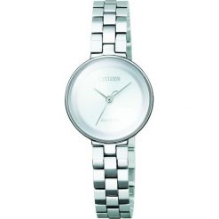 ZEGAREK CITIZEN Citizen L EW5500-57A. Białe, analogowe zegarki damskie CITIZEN, sztuczne. Za 1290,00 zł.