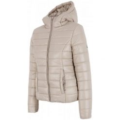 4F Kutka Damska H4Z17 kud003 Beż M. Pomarańczowe kurtki sportowe damskie marki 4f, na zimę, m, z puchu, eleganckie. W wyprzedaży za 159,00 zł.