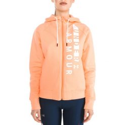 Under Armour Rival Bluza Pomarańczowy. Pomarańczowe bluzy damskie xl, z nadrukiem, z bawełny. Za 292,95 zł.