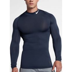 Nike Koszulka męska M NP TOP LS Comp MOCK granatowa r. XL (838079 451). Czarne t-shirty męskie Nike, m. Za 114,00 zł.