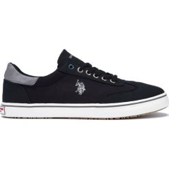 U.S. Polo Assn Ted1 Tenisówki Czarny. Czarne trampki męskie U.S. Polo Assn., bez wzorów, z materiału, bez zapięcia. Za 292,95 zł.