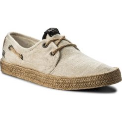 Espadryle męskie: Espadryle PEPE JEANS – Sailor Deck Linen PMS10230 Ecru 814