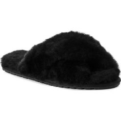 Kapcie EMU AUSTRALIA - Mayberry W11573 Black. Czarne klapki damskie EMU Australia, bez wzorów, ze skóry, bez obcasa. Za 259,00 zł.