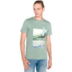Jack & Jones Horizons Koszulka Zielony. Zielone podkoszulki męskie Jack & Jones, l, bez wzorów, z bawełny, z krótkim rękawem. Za 57,95 zł.