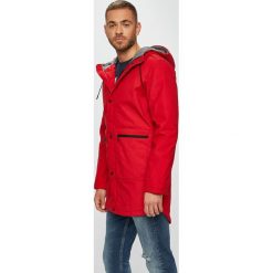 Only & Sons - Kurtka. Czerwone płaszcze męskie Only & Sons, m, bez wzorów, z bawełny, długie, z kapturem. W wyprzedaży za 239,90 zł.