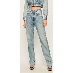 Pepe Jeans - Jeansy Dua x Dua Lipa. Niebieskie jeansy damskie Pepe Jeans, z podwyższonym stanem. Za 399,90 zł.