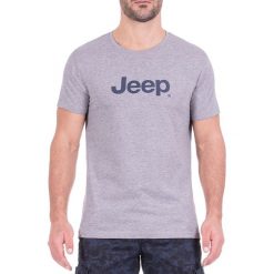 T-shirty męskie: T-shirt w kolorze szarym