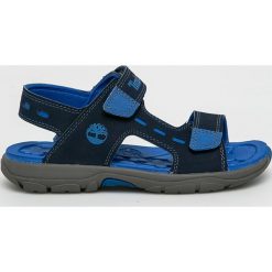 Timberland - Sandały dziecięce. Niebieskie sandały chłopięce Timberland, z gumy, bez zapięcia. W wyprzedaży za 159,90 zł.