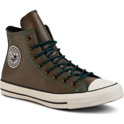 Trampki CONVERSE - Ctas Hi 165957C Surplus Olive/Turb. Zielone trampki męskie Converse, bez wzorów, ze skóry, klasyczne, bez zapięcia. W wyprzedaży za 299,00 zł.