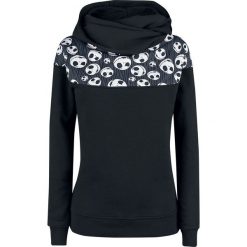 Miasteczko Halloween Jack Skulls Bluza z kapturem damska czarny. Czarne bluzy rozpinane damskie Miasteczko Halloween, xl, z nadrukiem, z materiału, z kapturem. Za 199,90 zł.