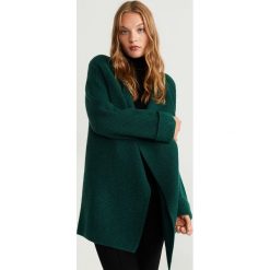Mango - Sweter Montiel. Zielone swetry damskie Mango, s, bez wzorów, z poliesteru, bez rękawów, bez kaptura. Za 139,90 zł.