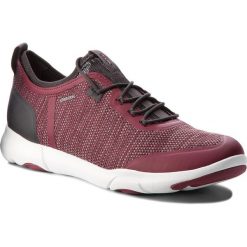 Półbuty GEOX - U Nebula X A U826BA 0006K C7031 Ruby. Czerwone derby męskie Geox, z materiału. W wyprzedaży za 379,00 zł.