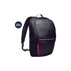 Plecak Classic 25 litrów. Czarne plecaki męskie marki KIPSTA, z materiału, sportowe. Za 49,99 zł.
