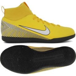 Buty halowe Nike Mercurial SuperflyX 6 Club Neymar Ic Jr AO2891-710. Żółte buty sportowe męskie Nike, z materiału, na sznurówki, do piłki nożnej. W wyprzedaży za 269,00 zł.