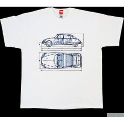 Koszulka CITROEN DS BLUE. Niebieskie t-shirty męskie marki Pakamera, z bawełny. Za 77,00 zł.