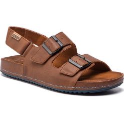 Sandały PIKOLINOS - M4L-0083KN Marron. Pomarańczowe klapki męskie Pikolinos, bez wzorów, ze skóry. Za 489,00 zł.
