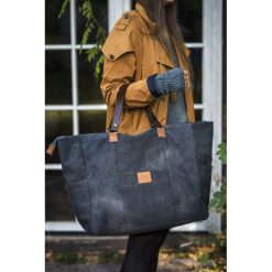 Torba podróżna Jeans. Szare torby podróżne Pakamera, z jeansu. Za 270,00 zł.