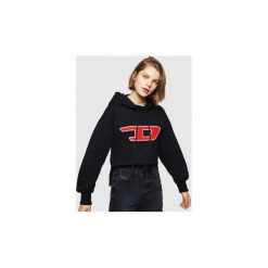Bluzy Diesel 00SX3B 0IAJH F-DINIE. Czarne bluzy damskie Diesel, s, bez wzorów, bez rękawów, bez kaptura. Za 442,79 zł.