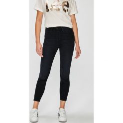Lee - Jeansy Scarlett. Niebieskie jeansy damskie skinny marki Lee, l, z elastanu, z podwyższonym stanem. W wyprzedaży za 229,90 zł.