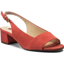 Sandały HÖGL - 5-102102 Coral 8900. Pomarańczowe klapki damskie marki HÖGL, bez wzorów, ze skóry, bez obcasa, na obcasie. W wyprzedaży za 299,00 zł.