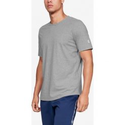 Under Armour Athlete Recovery Koszulka Szary. Szare podkoszulki męskie Under Armour, xl, bez wzorów, z elastanu, bez kołnierzyka, krótkie. Za 240,95 zł.