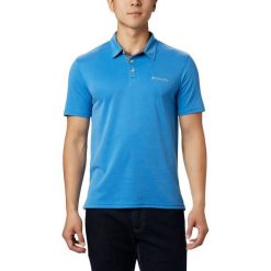 Koszulka polo Columbia Nelson Point 1772721463. Niebieskie koszulki męskie Columbia, s, bez wzorów, polo, bez rękawów. Za 195,99 zł.